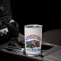 America Turns 250 I Turn 50 1976 50th Birthday Tumbler Cup Compact Classic Off-road SUV
