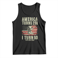 America Turns 250 I Turn 50 1976 50th Birthday Tank Top Patriotic Cowboy Cowgirl Rodeo 4th of July