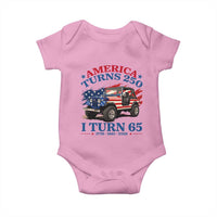 America Turns 250 I Turn 65 1961 65th Birthday Baby Onesie Compact Classic Off-road SUV