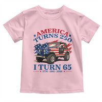 America Turns 250 I Turn 65 1961 65th Birthday Toddler T Shirt Compact Classic Off-road SUV