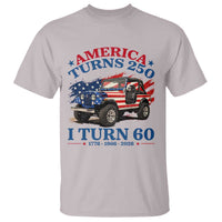 America Turns 250 I Turn 60 1966 60th Birthday T Shirt Compact Classic Off-road SUV
