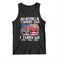 America Turns 250 I Turn 60 1966 60th Birthday Tank Top Vintage Classic Original American Old Pickup Truck