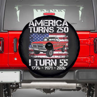 America Turns 250 I Turn 55 1971 55th Birthday Spare Tire Cover Vintage Classic Original American Old Pickup Truck