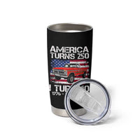 America Turns 250 I Turn 40 1986 40th Birthday Tumbler Cup Vintage Classic Original American Old Pickup Truck