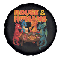 Houses Humans Spare Tire Cover Funny RPG Parody Gamer - Wonder Print Shop