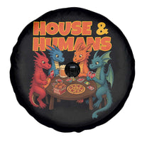 Houses Humans Spare Tire Cover Funny RPG Parody Gamer - Wonder Print Shop