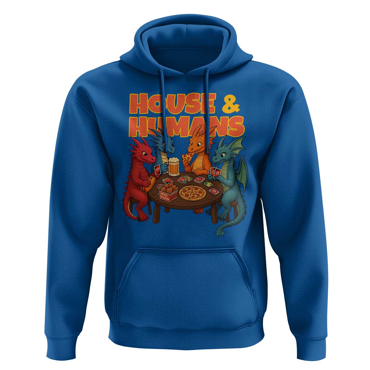 Houses Humans Hoodie Funny RPG Parody Gamer - Wonder Print Shop