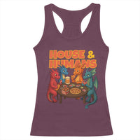 Houses Humans Racerback Tank Top Funny RPG Parody Gamer - Wonder Print Shop