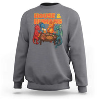 Houses Humans Sweatshirt Funny RPG Parody Gamer - Wonder Print Shop