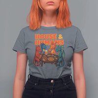 Houses Humans T Shirt For Women Funny RPG Parody Gamer - Wonder Print Shop
