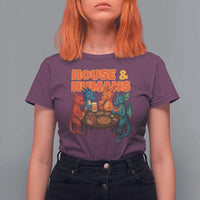 Houses Humans T Shirt For Women Funny RPG Parody Gamer - Wonder Print Shop