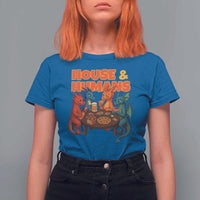 Houses Humans T Shirt For Women Funny RPG Parody Gamer - Wonder Print Shop