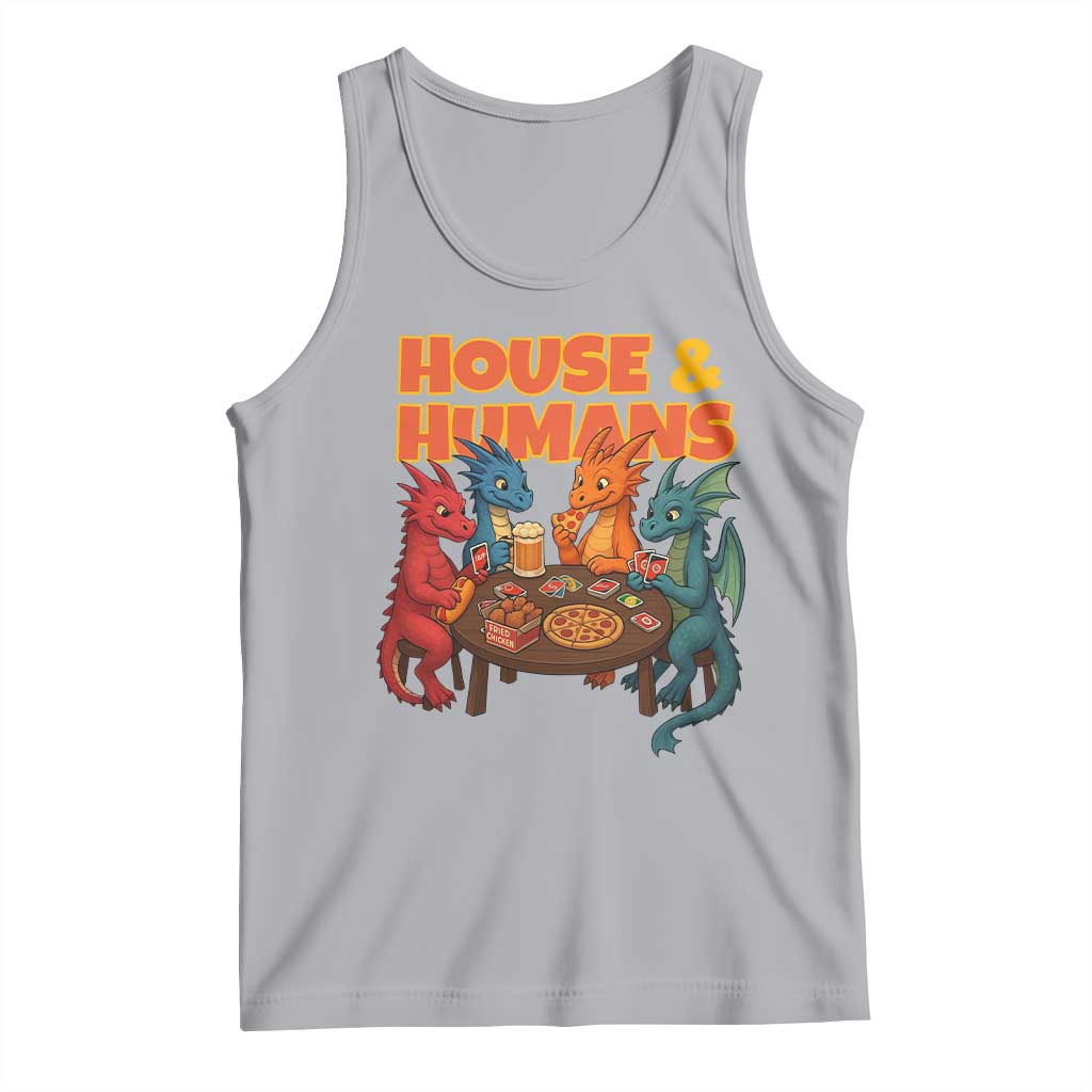 Houses Humans Tank Top Funny RPG Parody Gamer - Wonder Print Shop