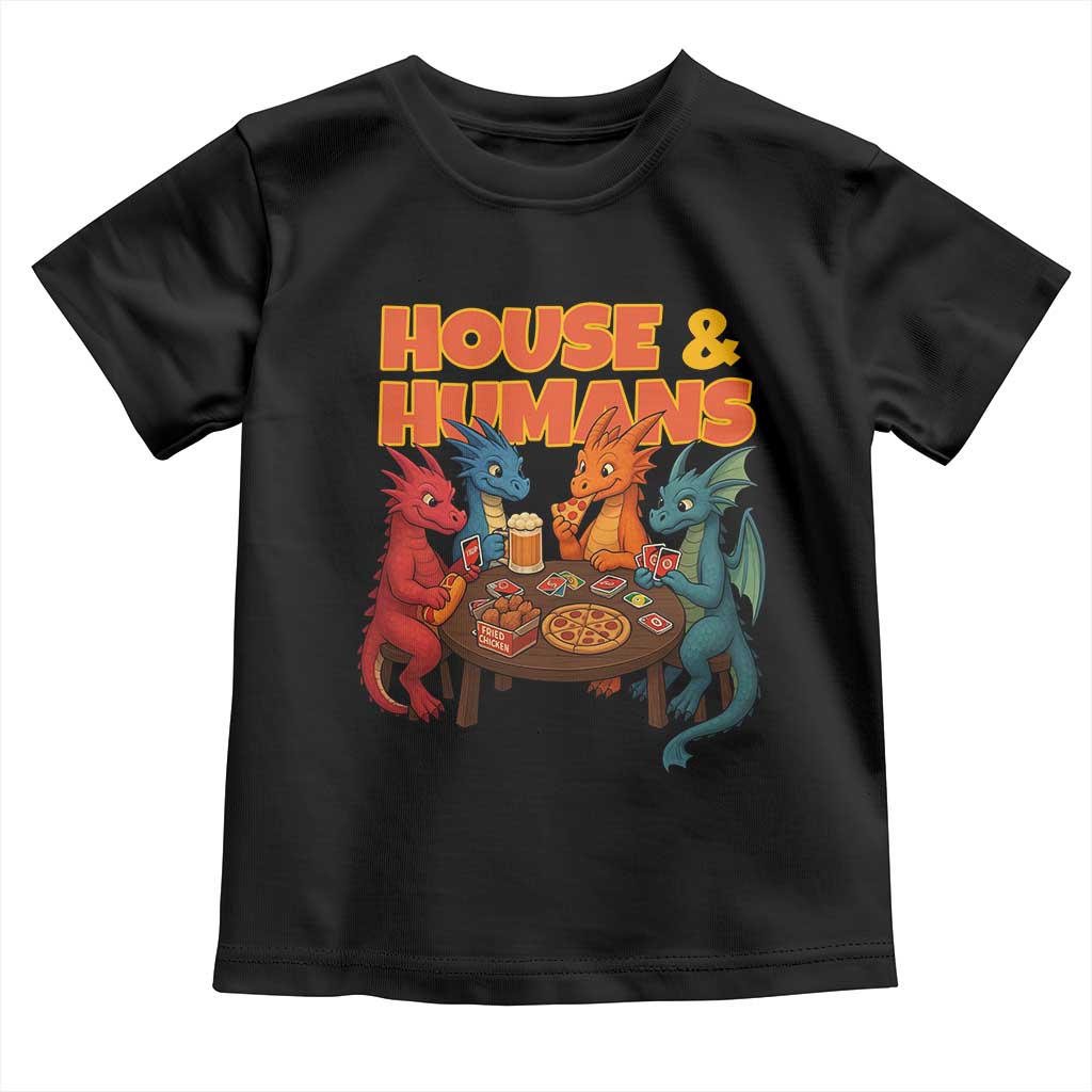Houses Humans Toddler T Shirt Funny RPG Parody Gamer - Wonder Print Shop