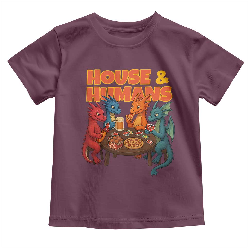 Houses Humans Toddler T Shirt Funny RPG Parody Gamer - Wonder Print Shop