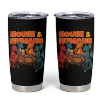 Houses Humans Tumbler Cup Funny RPG Parody Gamer