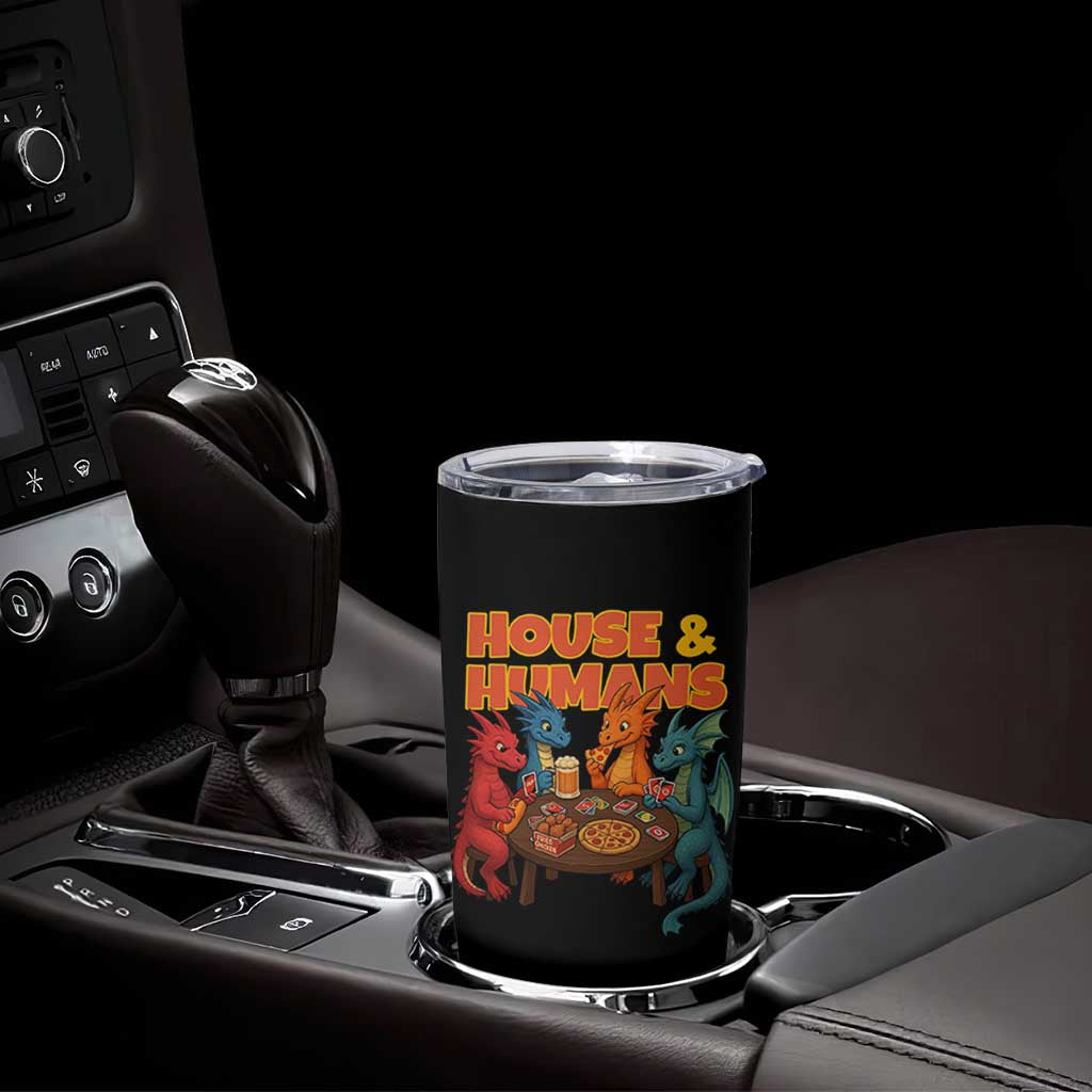 Houses Humans Tumbler Cup Funny RPG Parody Gamer