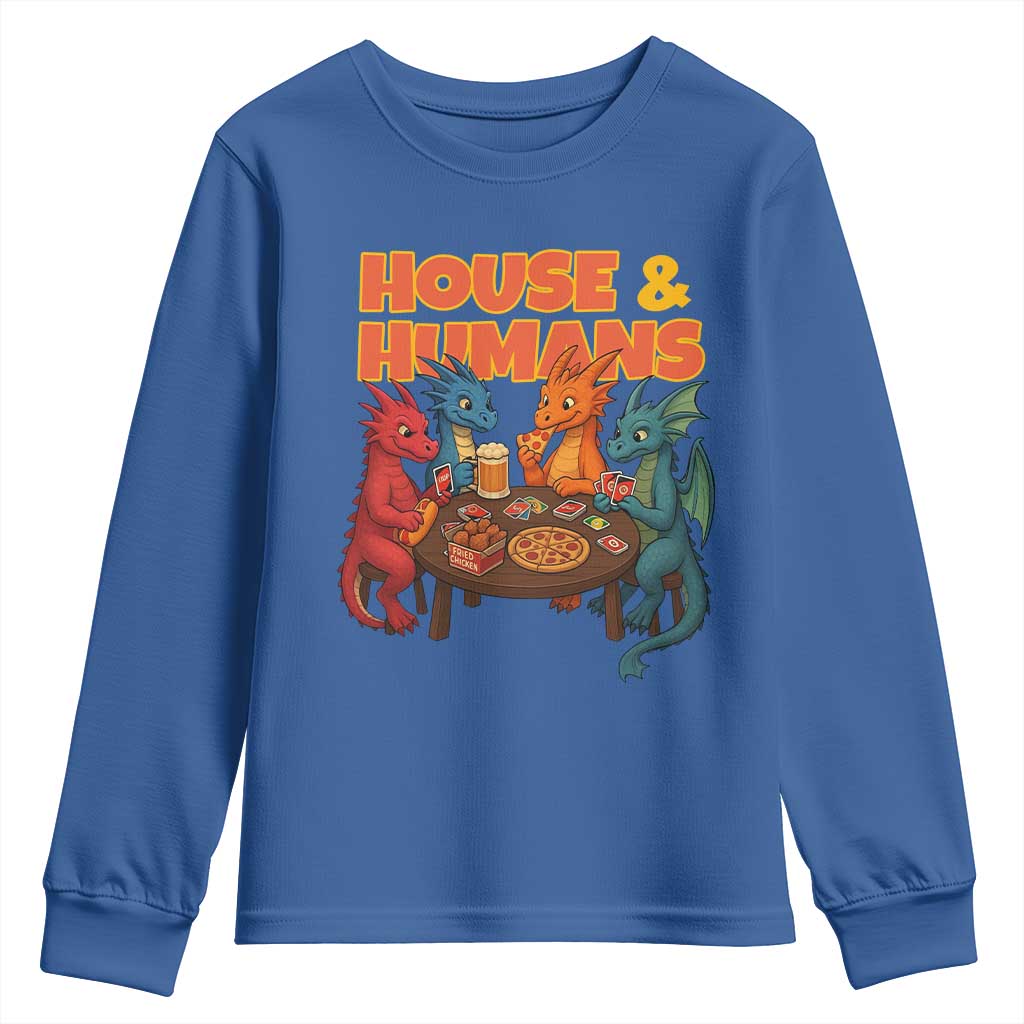 Houses Humans Youth Sweatshirt Funny RPG Parody Gamer - Wonder Print Shop