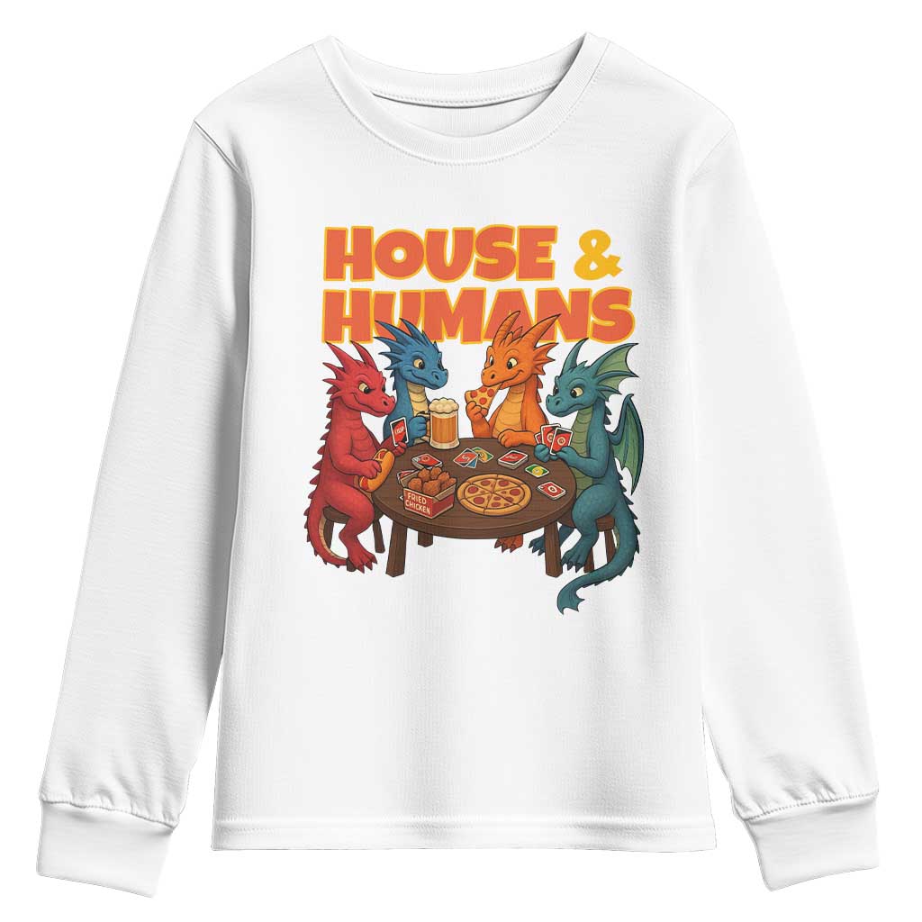 Houses Humans Youth Sweatshirt Funny RPG Parody Gamer - Wonder Print Shop