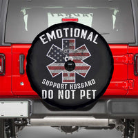 Emotional Support Husband Do Not Pet Spare Tire Cover Funny Couples - Wonder Print Shop