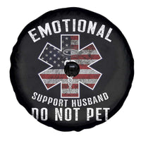 Emotional Support Husband Do Not Pet Spare Tire Cover Funny Couples - Wonder Print Shop