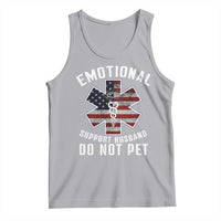 Emotional Support Husband Do Not Pet Tank Top Funny Couples - Wonder Print Shop