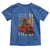 Firefighter Patriotic Fire Truck Fireman American Flag Toddler T Shirt - Wonder Print Shop