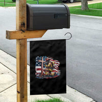 Fireman American Flag Garden Flag Firefighter Christian Cross Bible - Wonder Print Shop