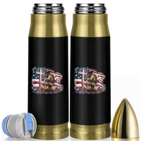 Fireman American Flag Bullet Tumbler Firefighter Christian Cross Bible