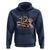 Fireman American Flag Hoodie Firefighter Christian Cross Bible - Wonder Print Shop