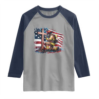 Fireman American Flag Raglan Shirt Firefighter Christian Cross Bible - Wonder Print Shop