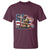 Fireman American Flag T Shirt Firefighter Christian Cross Bible - Wonder Print Shop