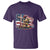 Fireman American Flag T Shirt Firefighter Christian Cross Bible - Wonder Print Shop