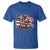 Fireman American Flag T Shirt Firefighter Christian Cross Bible - Wonder Print Shop