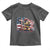 Fireman American Flag Toddler T Shirt Firefighter Christian Cross Bible - Wonder Print Shop