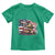 Fireman American Flag Toddler T Shirt Firefighter Christian Cross Bible - Wonder Print Shop