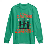 Native American Child Orange Shirt Day Long Sleeve Shirt I Wear Orange For Every Native Child - Wonder Print Shop