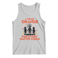 Native American Child Orange Shirt Day Tank Top I Wear Orange For Every Native Child - Wonder Print Shop