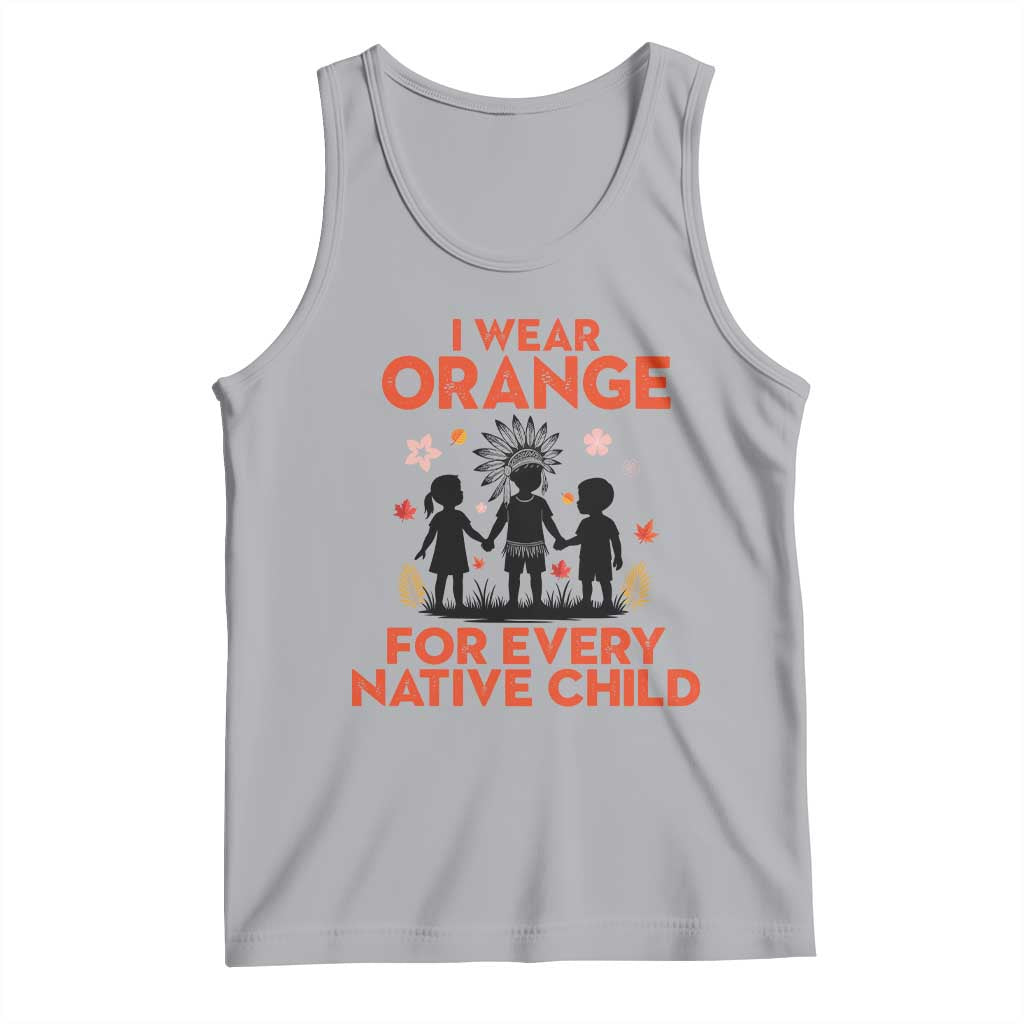 Native American Child Orange Shirt Day Tank Top I Wear Orange For Every Native Child - Wonder Print Shop