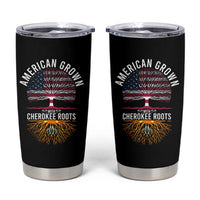 Native American Flag Tumbler Cup American Grown With Cherokee Roots