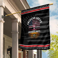 Native American Flag Garden Flag American Grown With Cherokee Roots