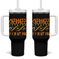 Cherokee Native American DNA Pride Tumbler With Handle It Is In My DNA