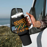 Cherokee Native American DNA Pride Tumbler With Handle It Is In My DNA