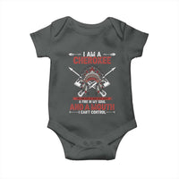 Native American Cherokee Baby Onesie I Am A Cherokee A Fire In My Soul And A Mouth I Can't Control - Wonder Print Shop