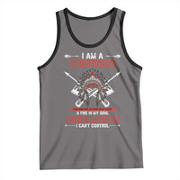 Native American Cherokee Tank Top I Am A Cherokee A Fire In My Soul And A Mouth I Can't Control - Wonder Print Shop