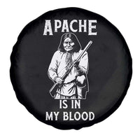 Native American Spare Tire Cover Apache Is In My Blood - Wonder Print Shop