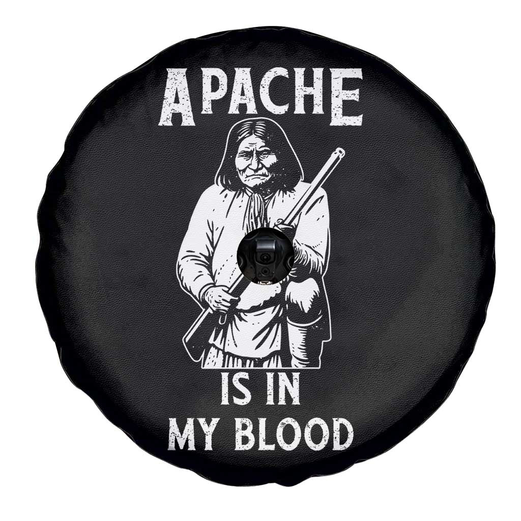 Native American Spare Tire Cover Apache Is In My Blood - Wonder Print Shop