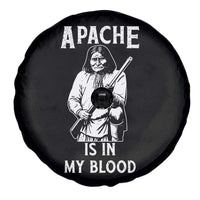 Native American Spare Tire Cover Apache Is In My Blood - Wonder Print Shop