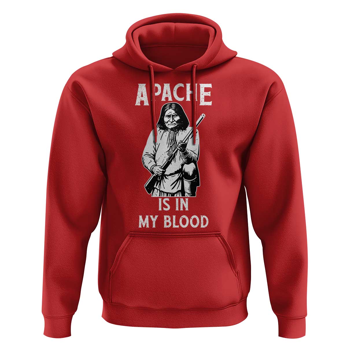 Native American Hoodie Apache Is In My Blood - Wonder Print Shop