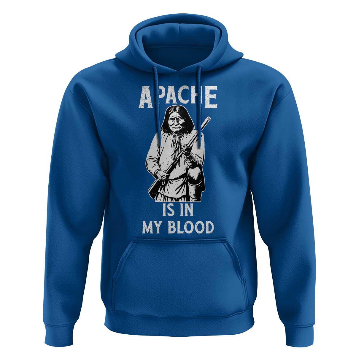 Native American Hoodie Apache Is In My Blood - Wonder Print Shop
